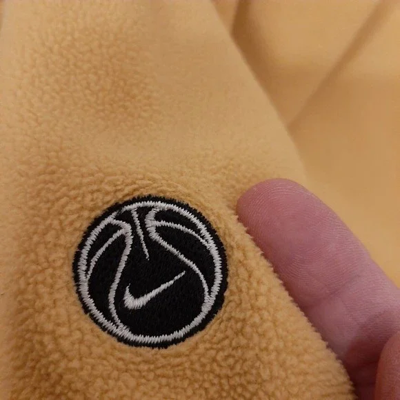 Nike Baseball Nike Team Sweatshirt Fleece Men XL Yellow/Black Black Label READ - Picture 4 of 16